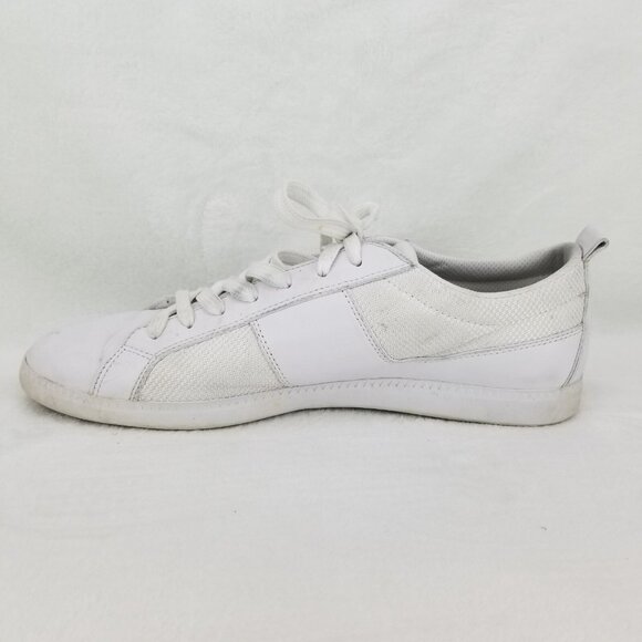 ✅Lacoste Observe Lace Mix 21G Mens 13 Sneakers White/White Crocodile PYV710 Shoe - Picture 11 of 11